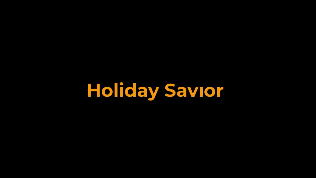Holiday Saviour preview
